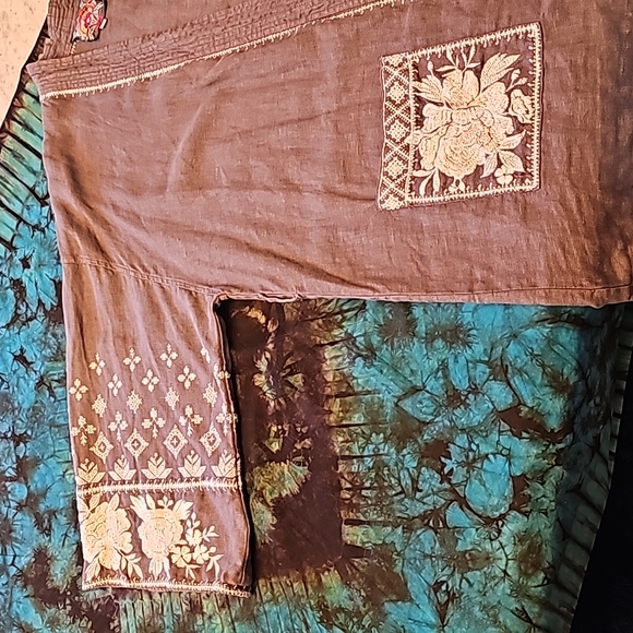 Johnny Was linen kimono XXL - Picture 5 of 11